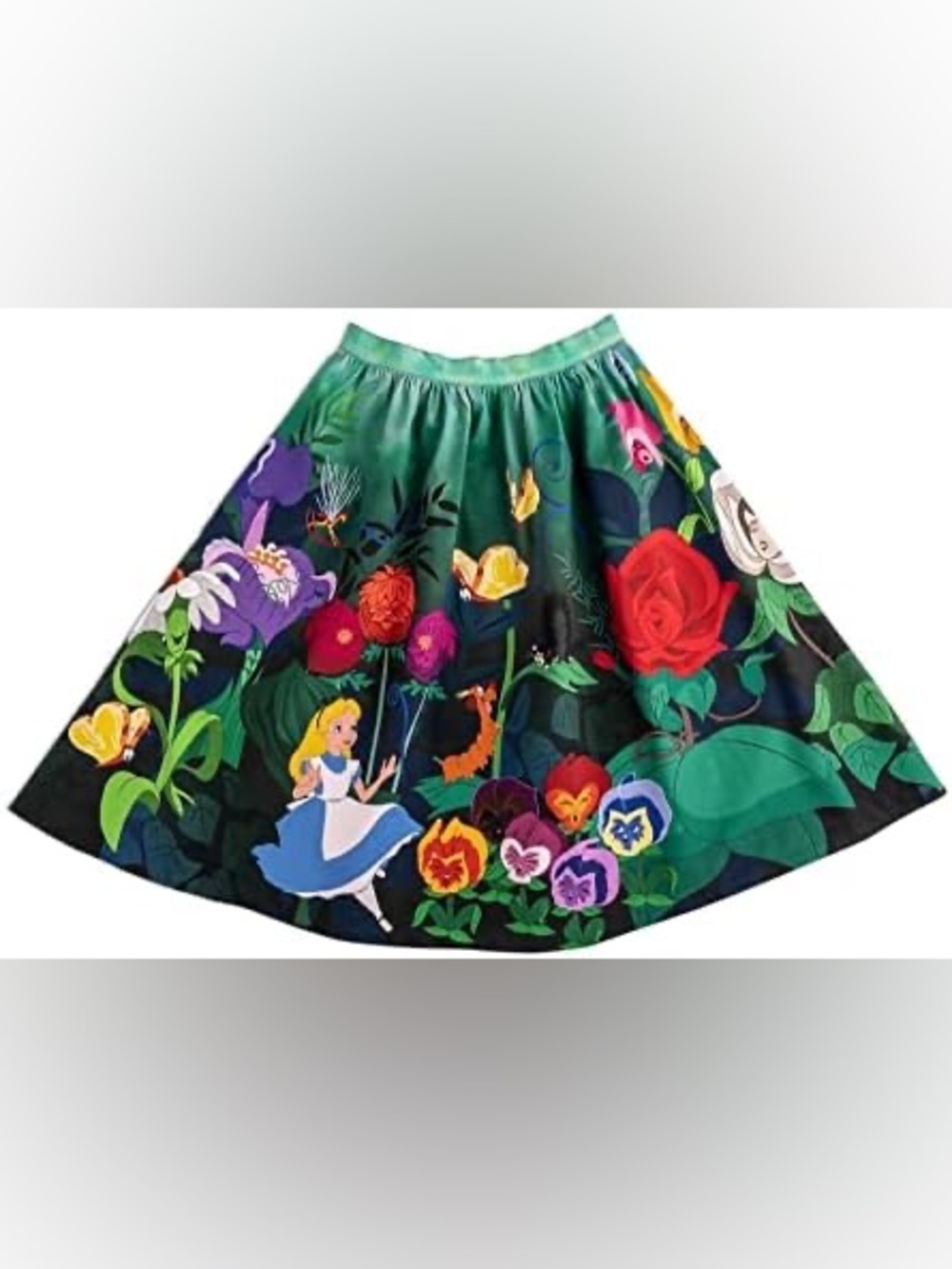 NWT 3X Alice In Wonderland Stitch Shoppe Loungefly Golden Afternoon Flower Skirt